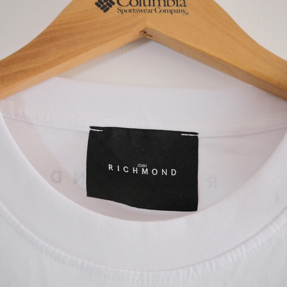 John Richmond Graphic T Shirt - Forever Shirt - Size Large - Picture 4 of 4